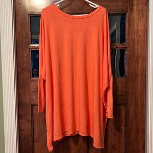 Oversized XL orange Zenana outfitters top